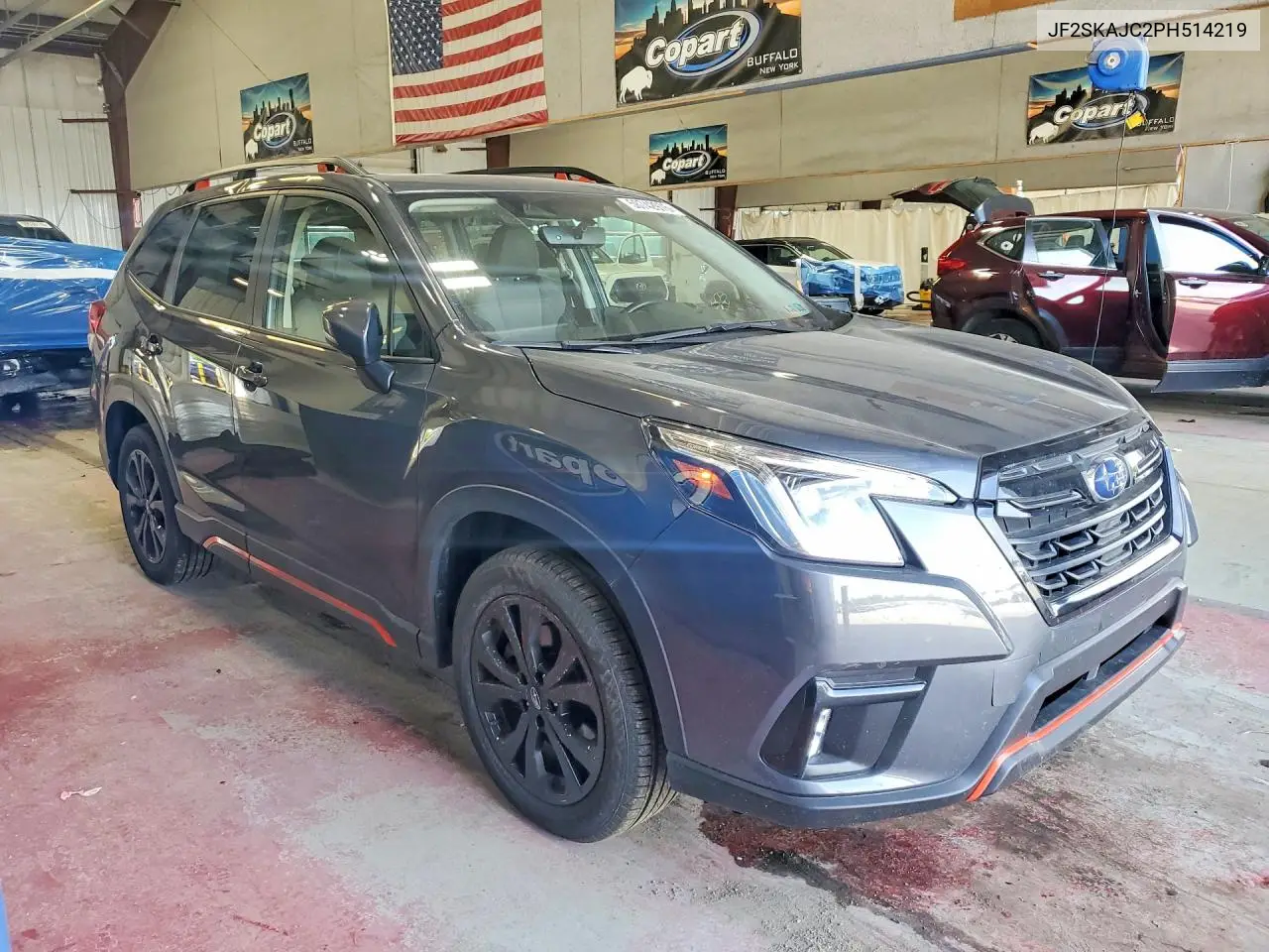 2023 Subaru Forester Sport VIN: JF2SKAJC2PH514219 Lot: 58742976