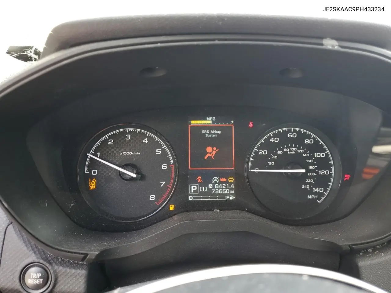 JF2SKAAC9PH433234 2023 Subaru Forester