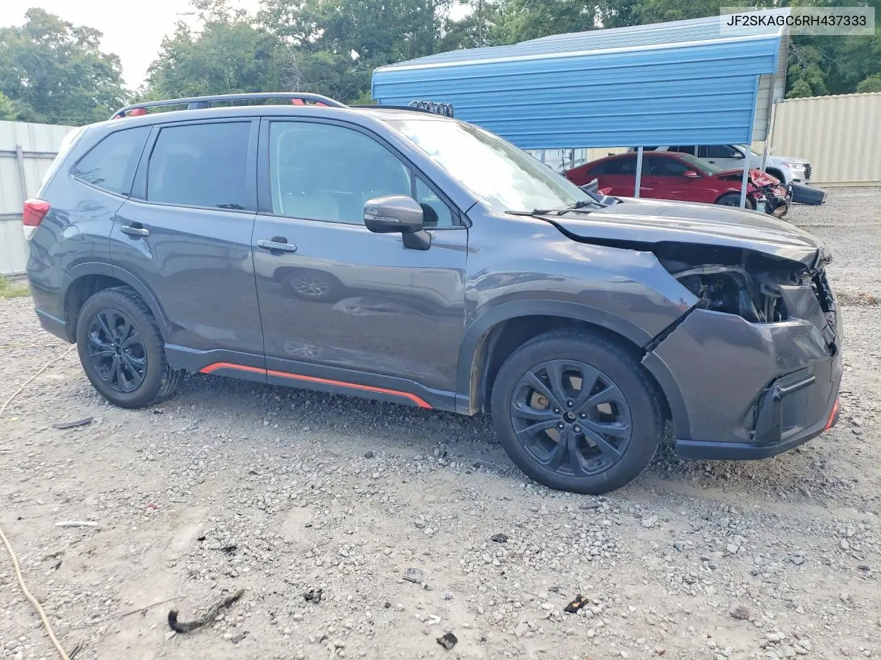 2024 Subaru Forester Sport VIN: JF2SKAGC6RH437333 Lot: 60394686