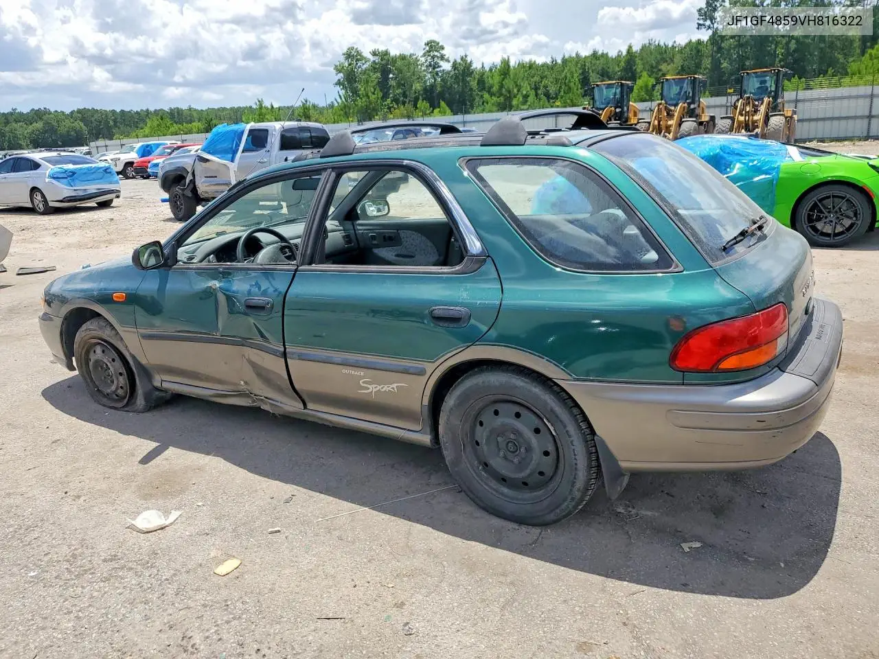 1997 Subaru Impreza Outback VIN: JF1GF4859VH816322 Lot: 61384916
