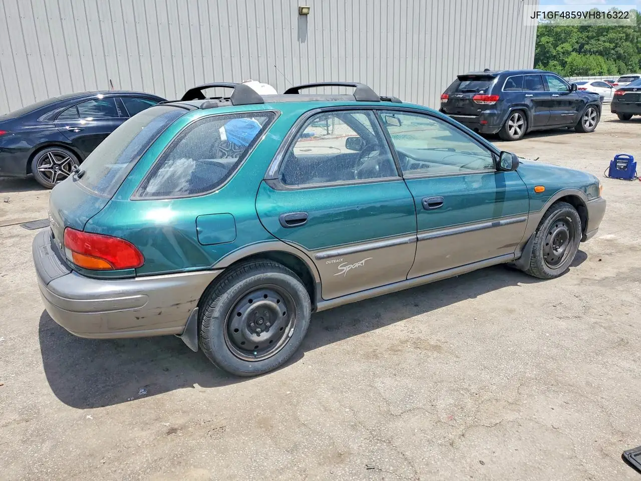 1997 Subaru Impreza Outback VIN: JF1GF4859VH816322 Lot: 61384916