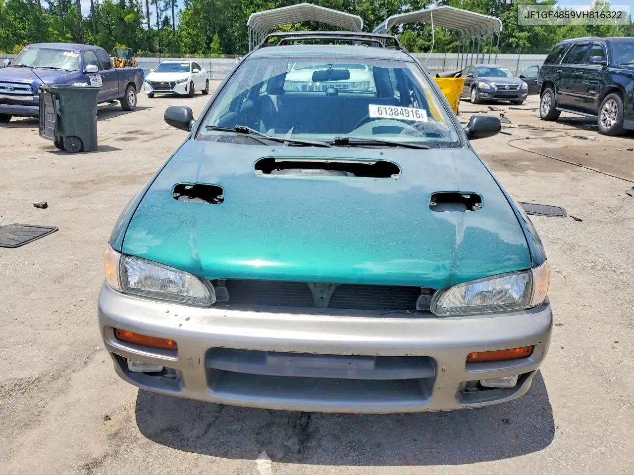 1997 Subaru Impreza Outback VIN: JF1GF4859VH816322 Lot: 61384916