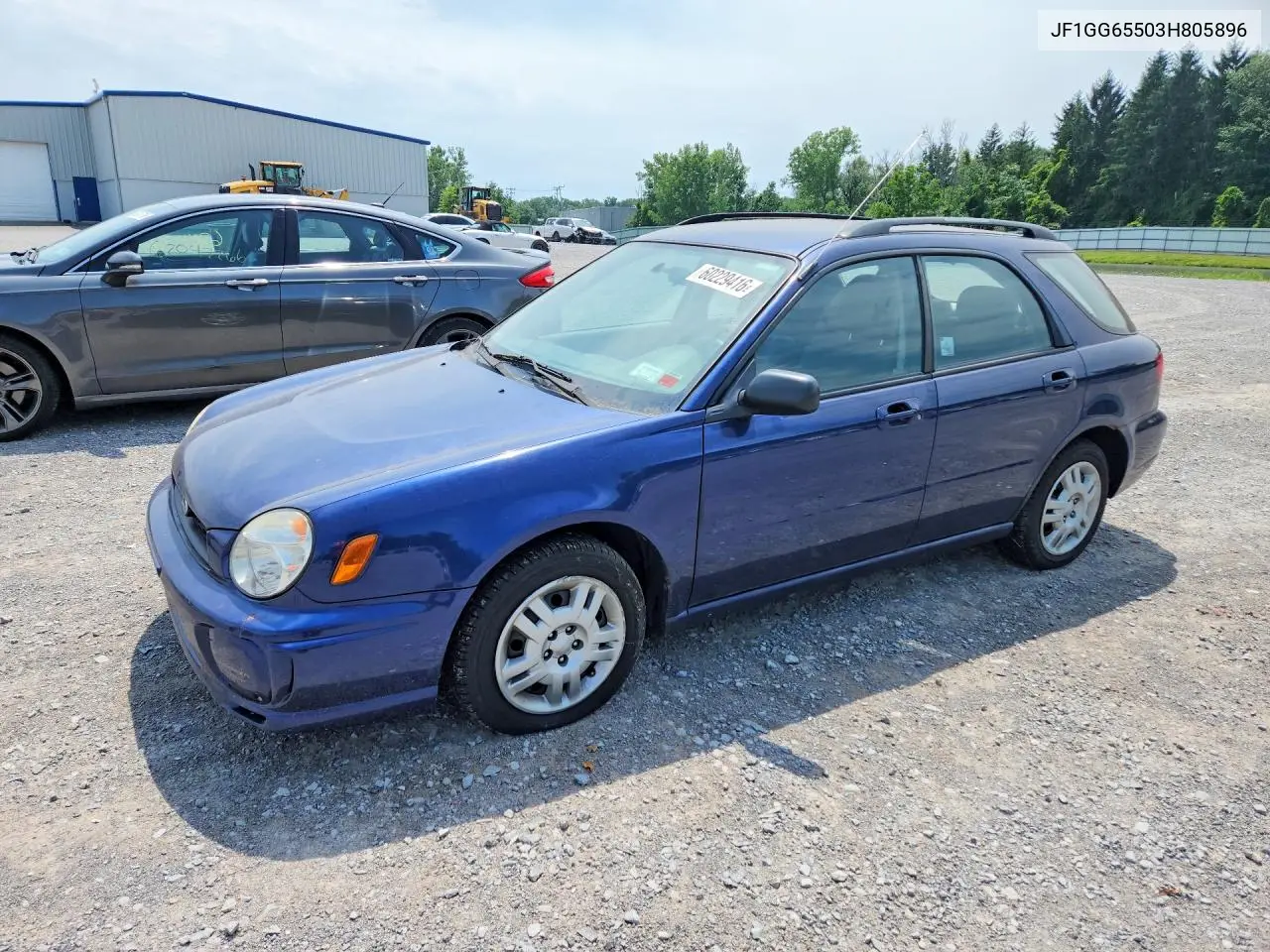2003 Subaru Impreza Ts VIN: JF1GG65503H805896 Lot: 60229416