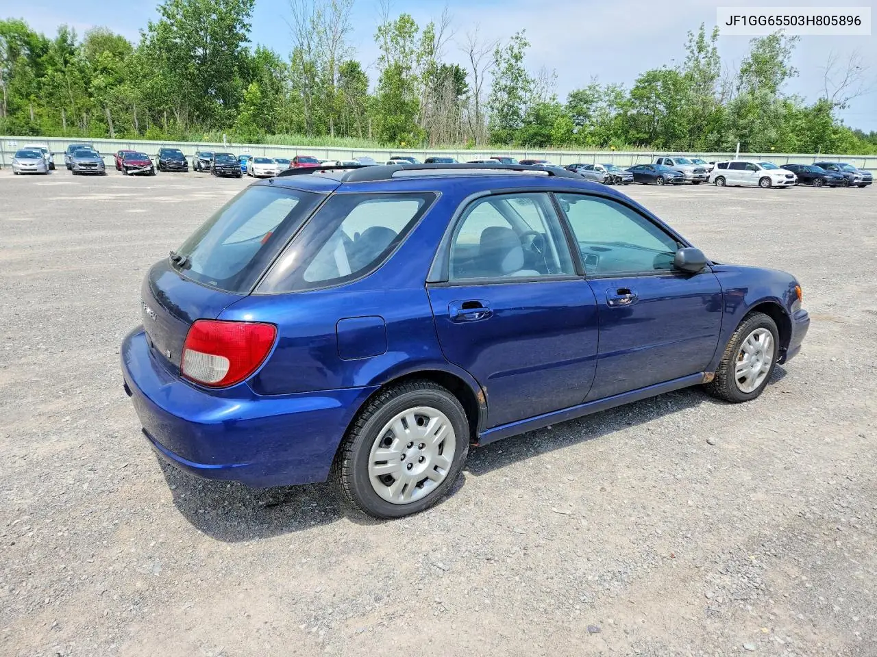 2003 Subaru Impreza Ts VIN: JF1GG65503H805896 Lot: 60229416
