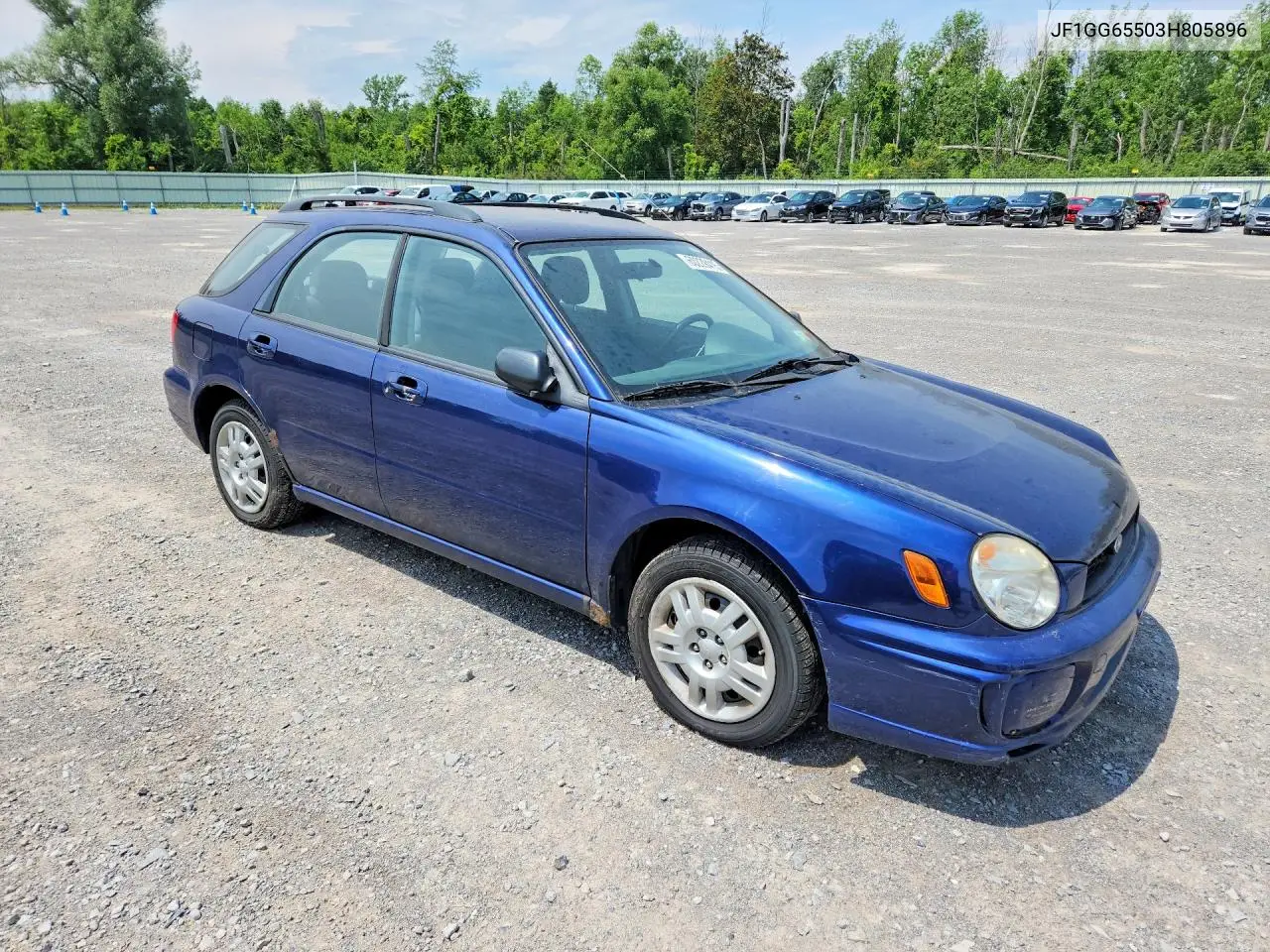 2003 Subaru Impreza Ts VIN: JF1GG65503H805896 Lot: 60229416