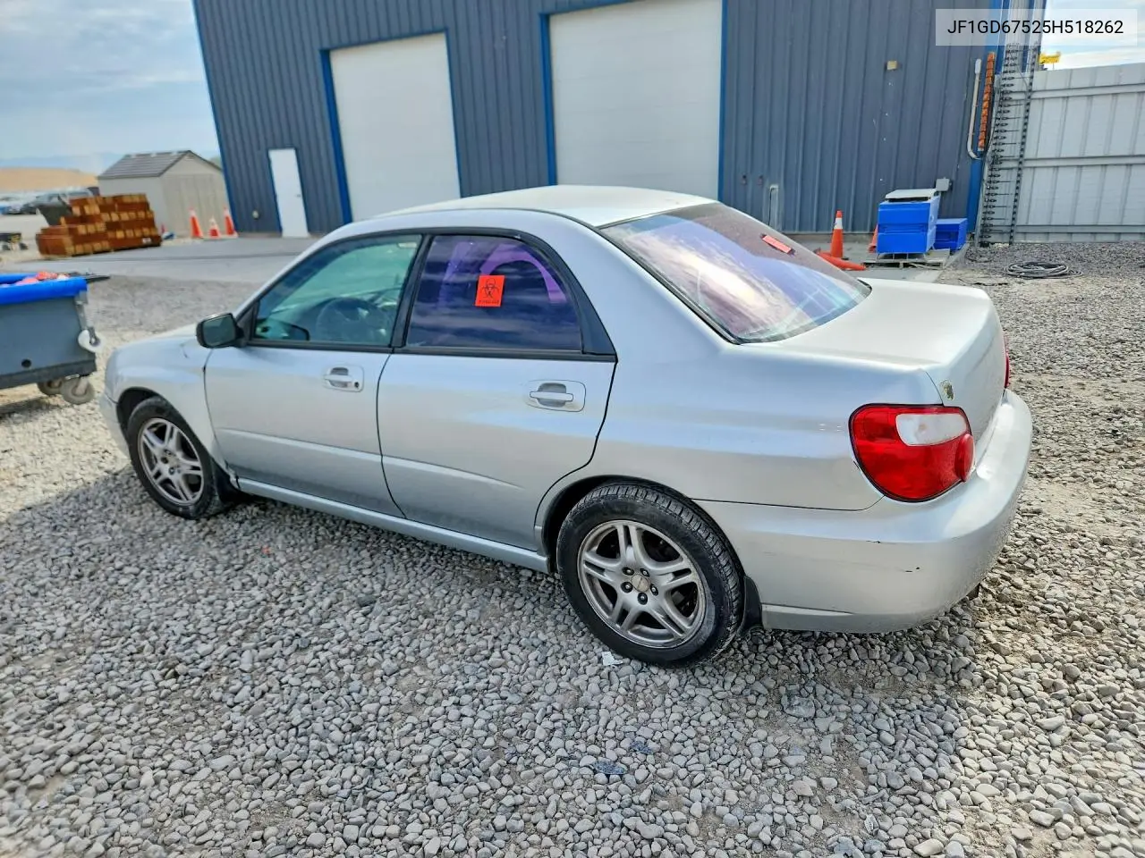 2005 Subaru Impreza Rs VIN: JF1GD67525H518262 Lot: 61433156