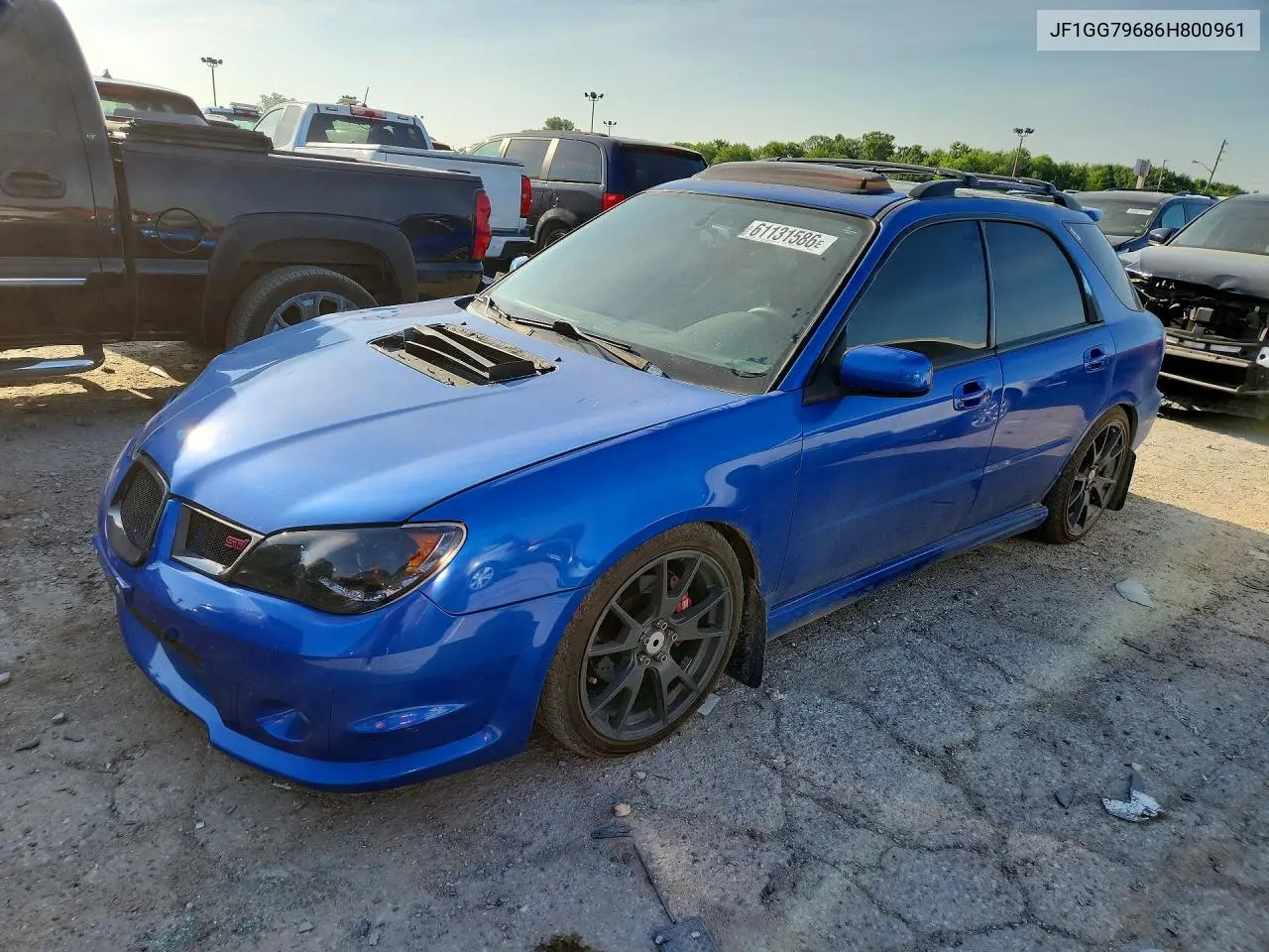 2006 Subaru Impreza Wrx Sport VIN: JF1GG79686H800961 Lot: 61131586