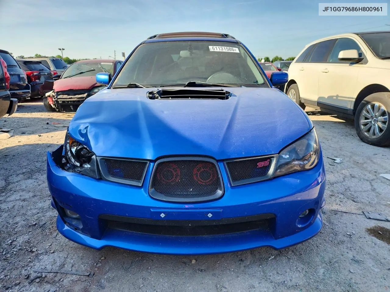 2006 Subaru Impreza Wrx Sport VIN: JF1GG79686H800961 Lot: 61131586