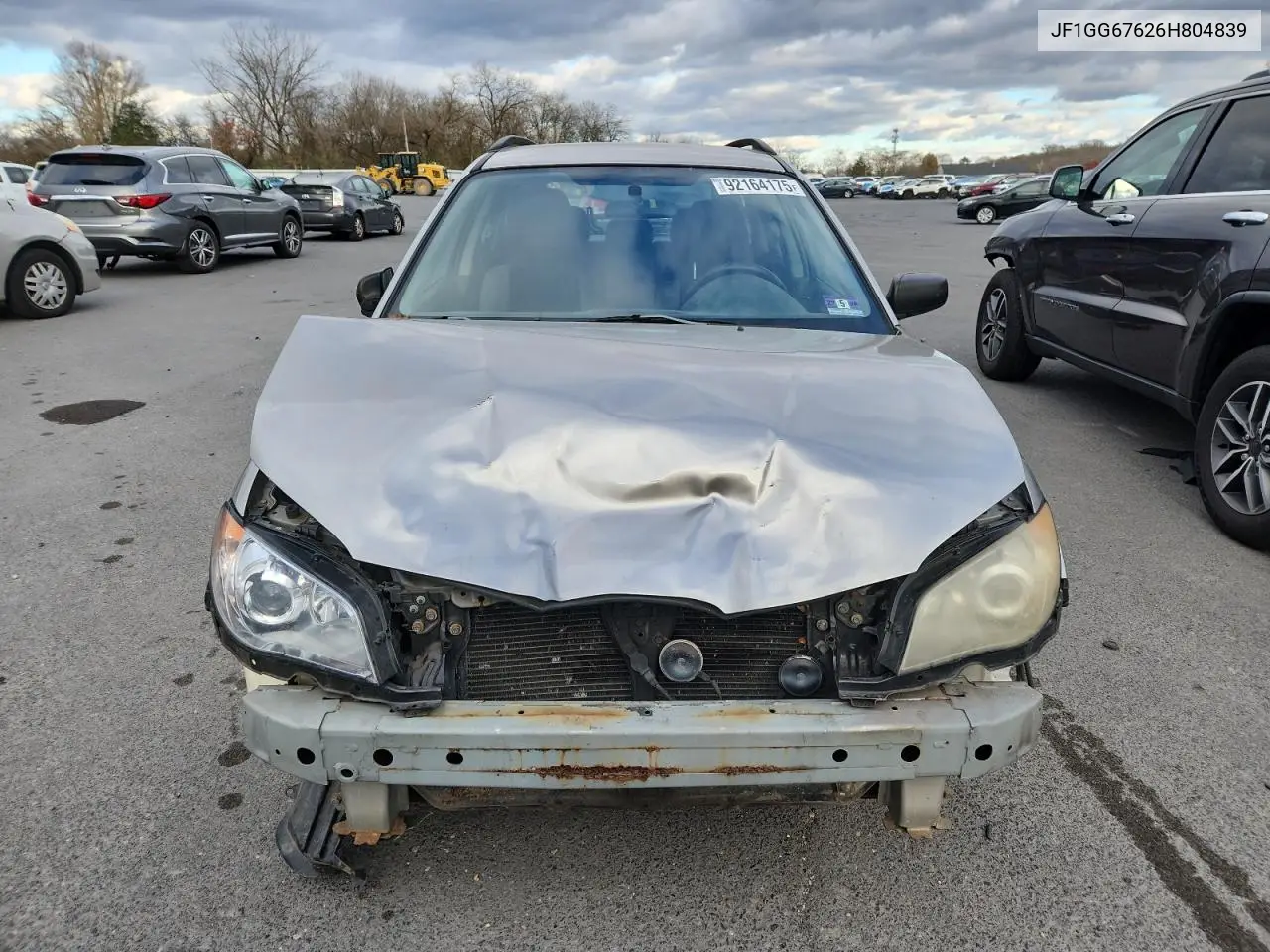 JF1GG67626H804839 2006 Subaru Impreza 2.5I Sports Wagon