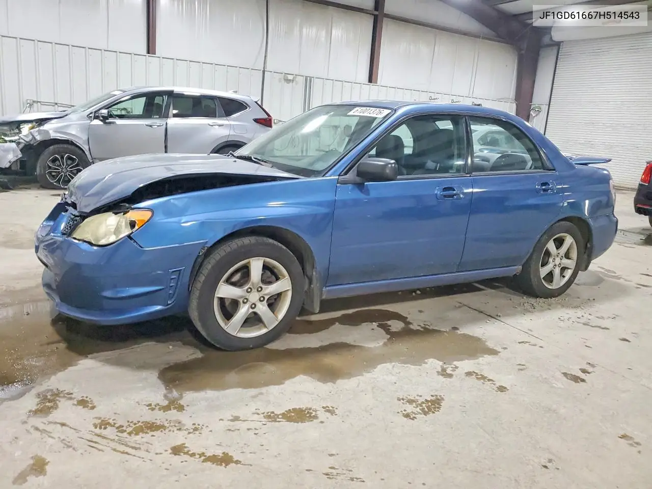 2007 Subaru Impreza 2.5I VIN: JF1GD61667H514543 Lot: 61001376