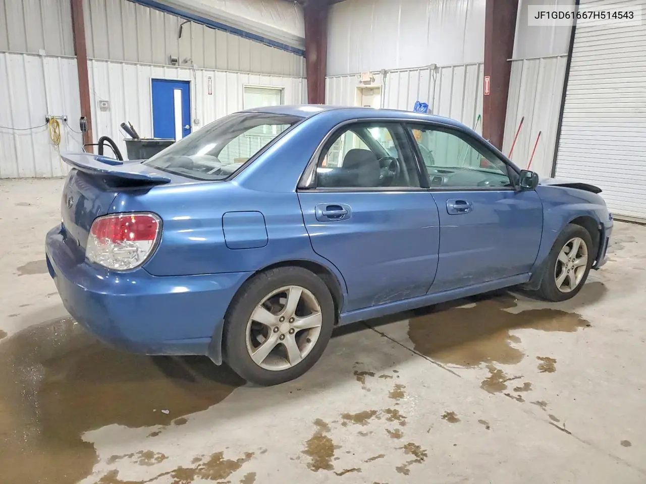 2007 Subaru Impreza 2.5I VIN: JF1GD61667H514543 Lot: 61001376