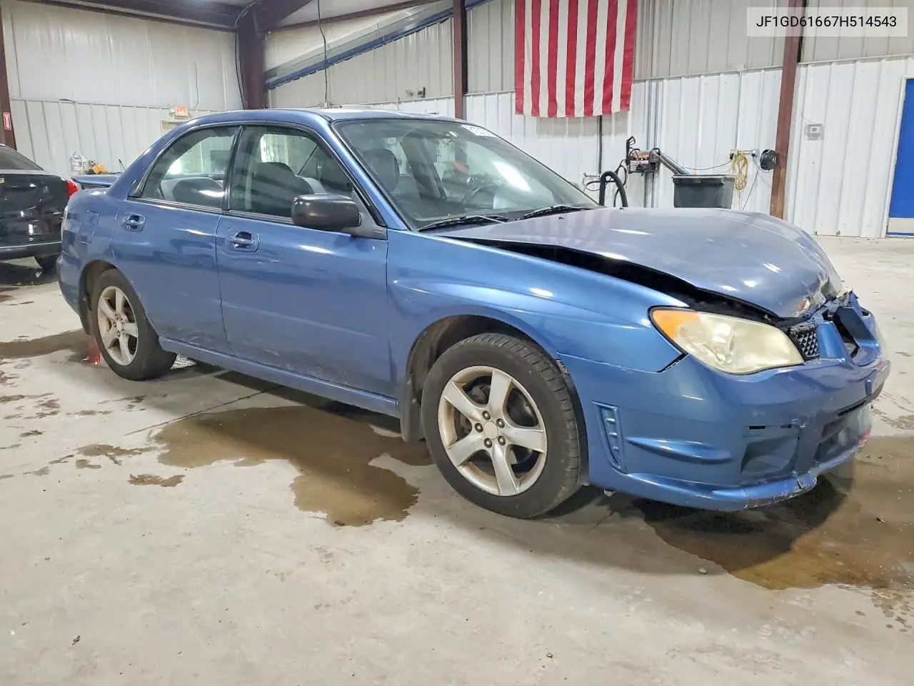 2007 Subaru Impreza 2.5I VIN: JF1GD61667H514543 Lot: 61001376