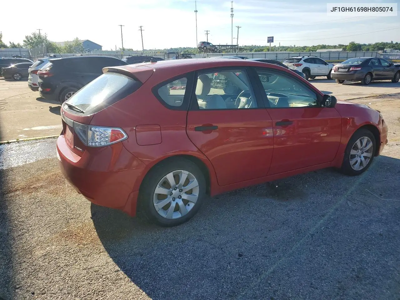 2008 Subaru Impreza 2.5I VIN: JF1GH61698H805074 Lot: 58010196