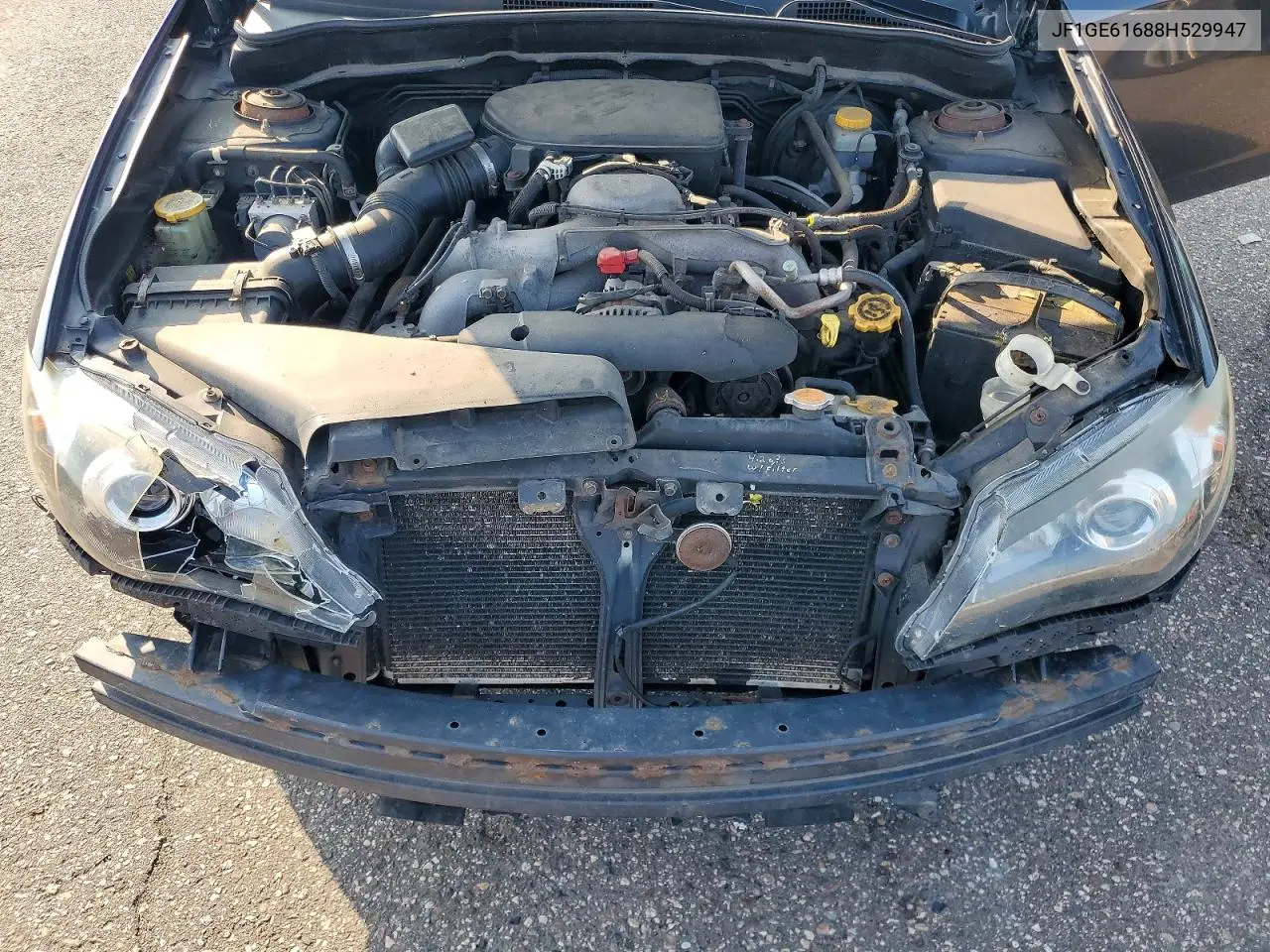 2008 Subaru Impreza 2.5I VIN: JF1GE61688H529947 Lot: 61380986