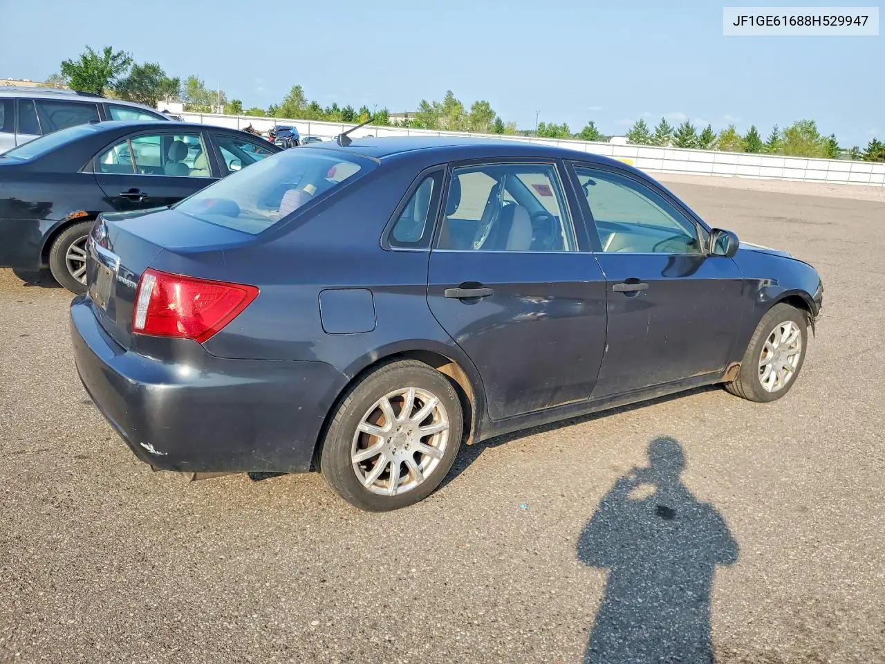 2008 Subaru Impreza 2.5I VIN: JF1GE61688H529947 Lot: 61380986