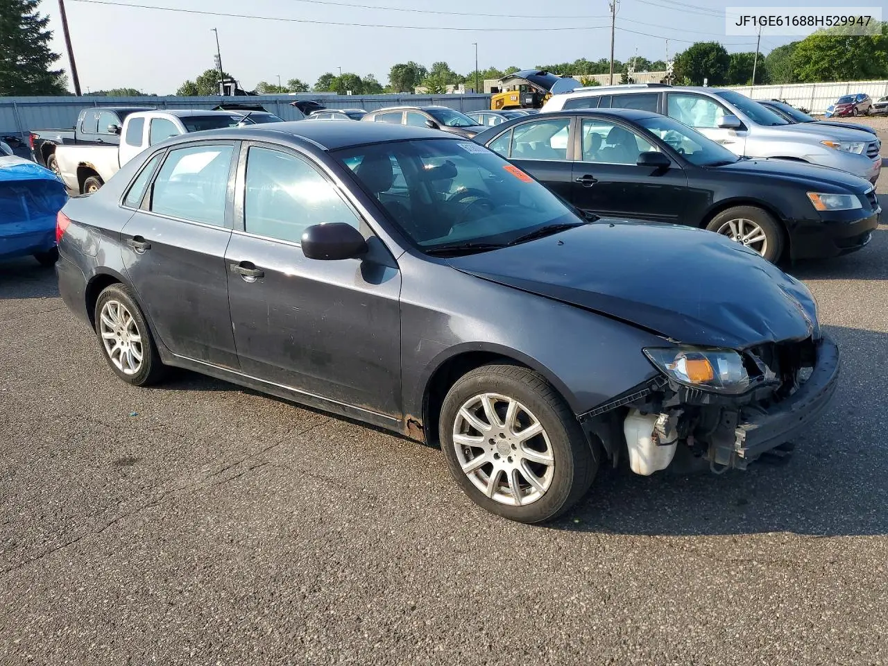 2008 Subaru Impreza 2.5I VIN: JF1GE61688H529947 Lot: 61380986