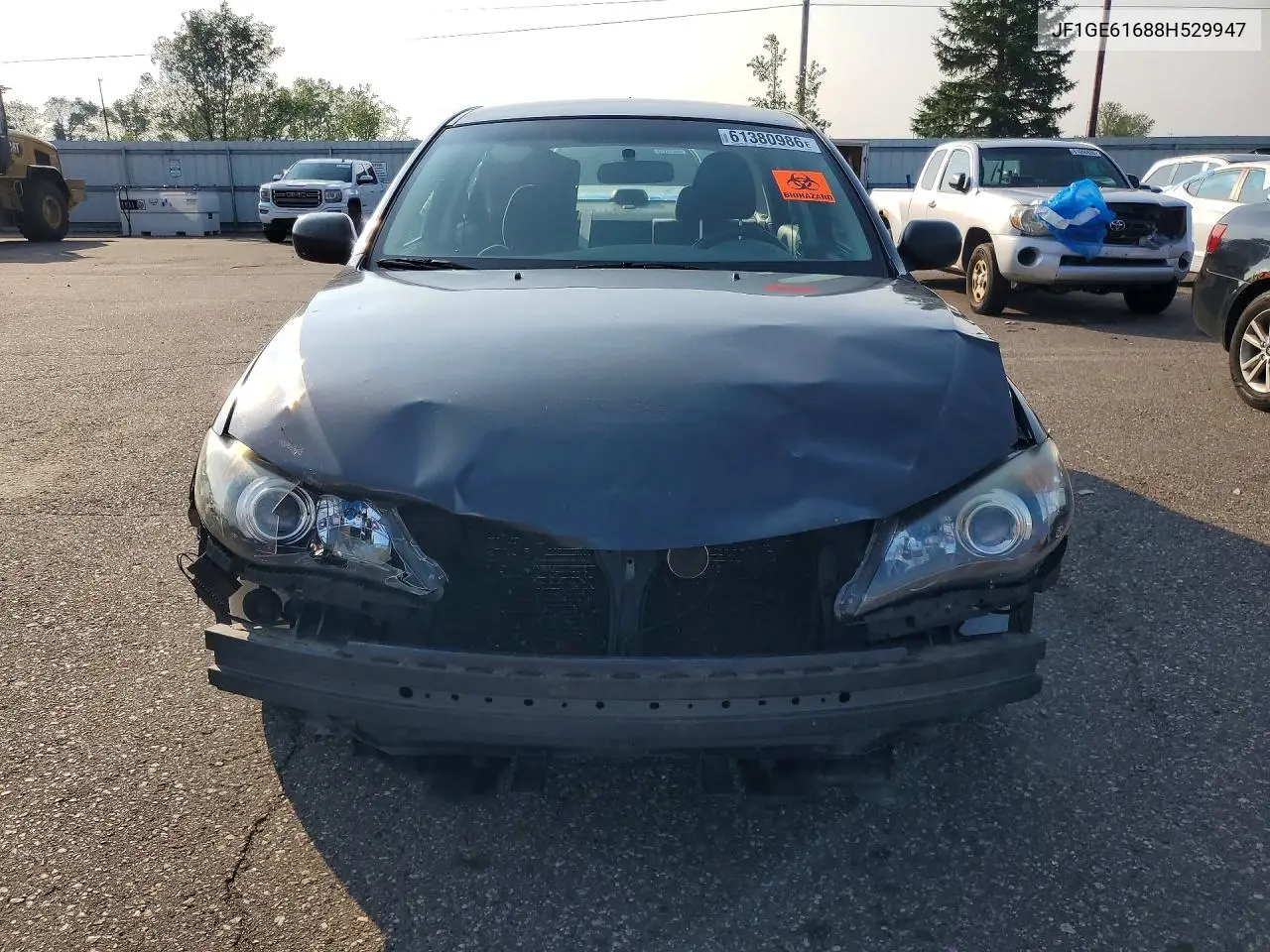 2008 Subaru Impreza 2.5I VIN: JF1GE61688H529947 Lot: 61380986