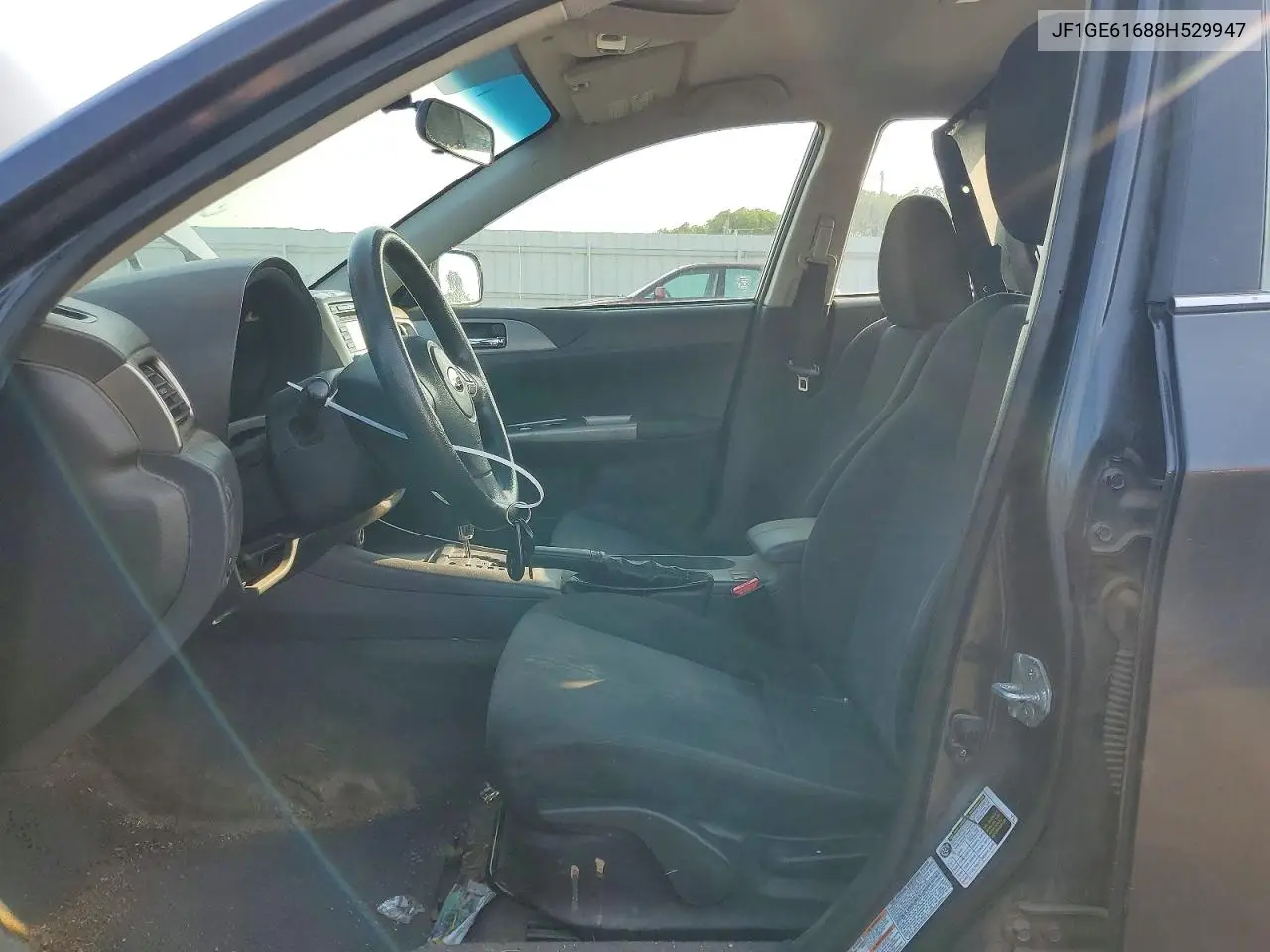 2008 Subaru Impreza 2.5I VIN: JF1GE61688H529947 Lot: 61380986