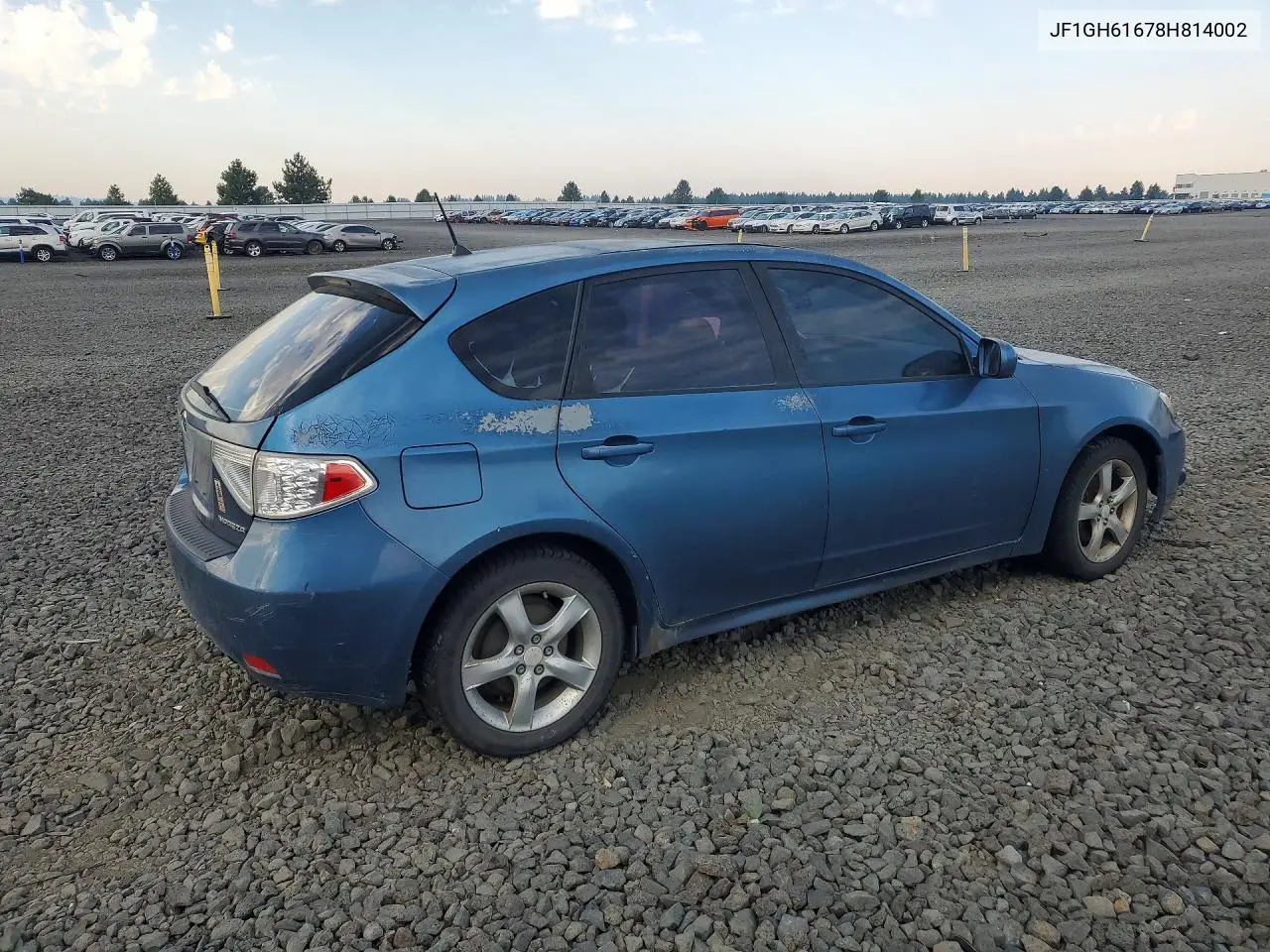 2008 Suba Impreza VIN: JF1GH61678H814002 Lot: 61737876