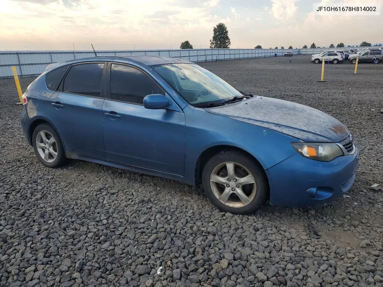 2008 Suba Impreza VIN: JF1GH61678H814002 Lot: 61737876