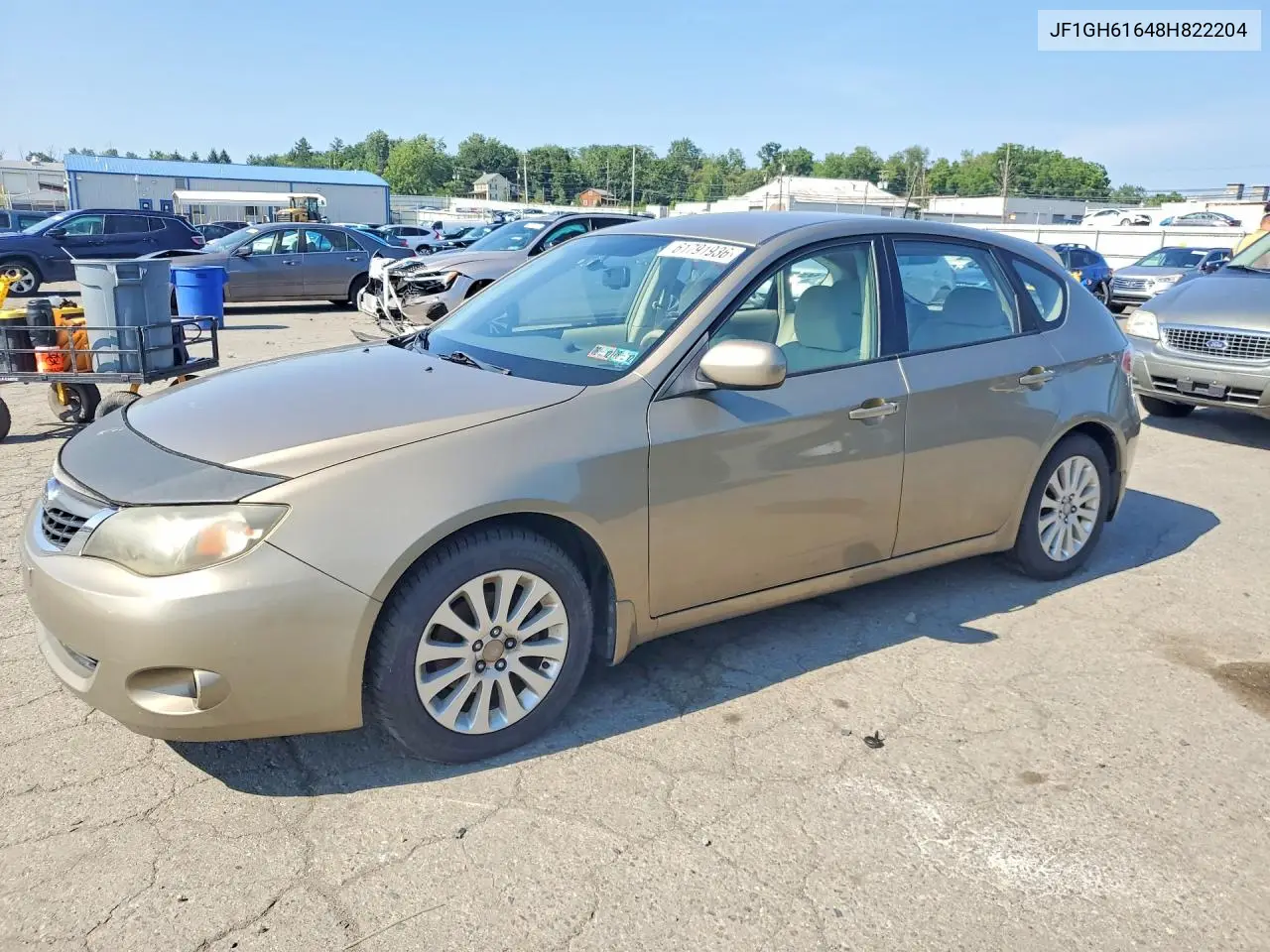 2008 Subaru Impreza 2.5I VIN: JF1GH61648H822204 Lot: 61791936