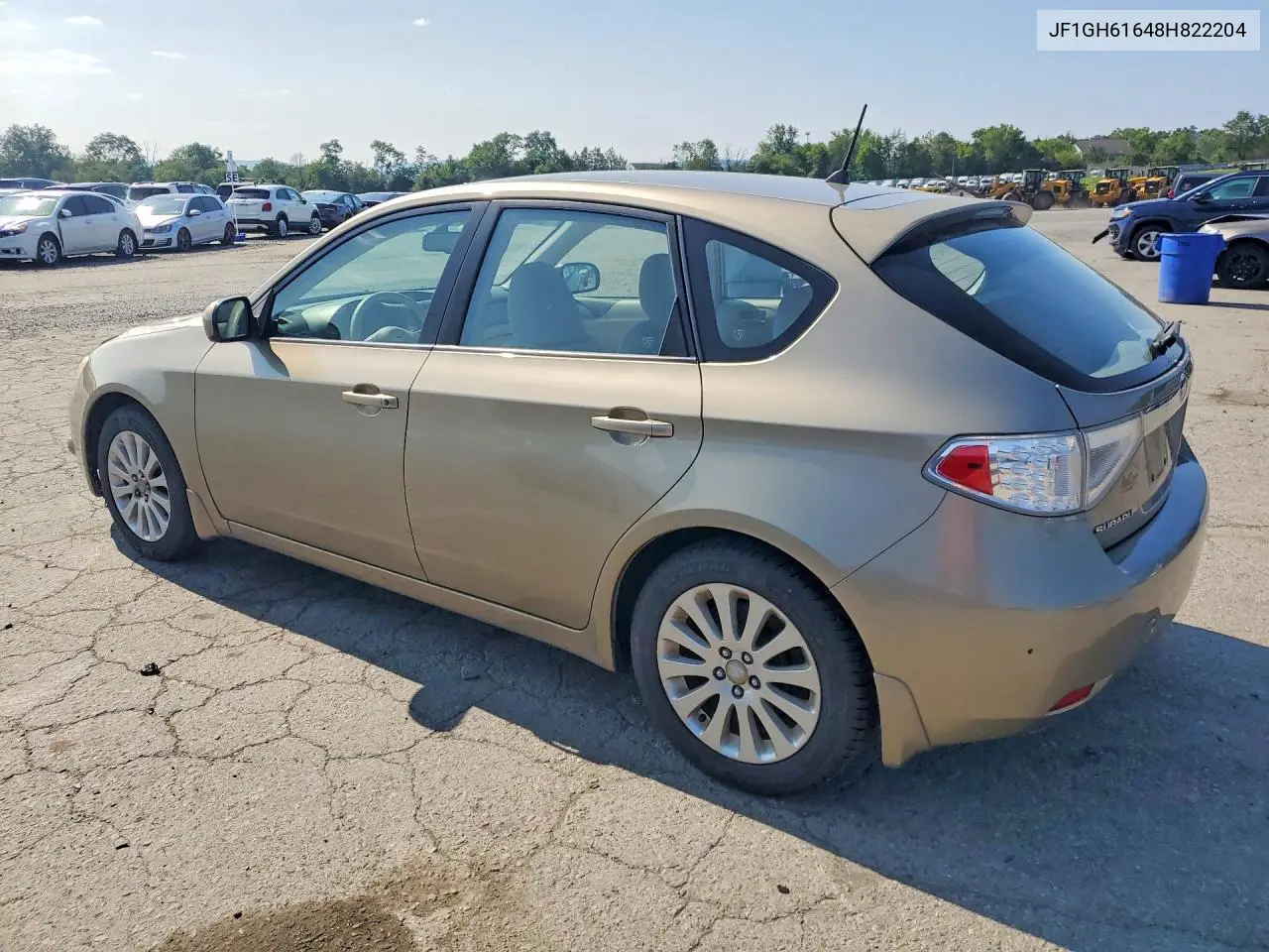 2008 Subaru Impreza 2.5I VIN: JF1GH61648H822204 Lot: 61791936