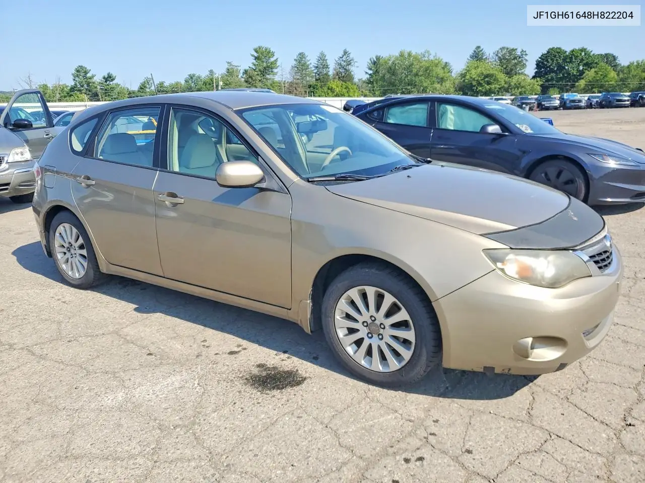 2008 Subaru Impreza 2.5I VIN: JF1GH61648H822204 Lot: 61791936