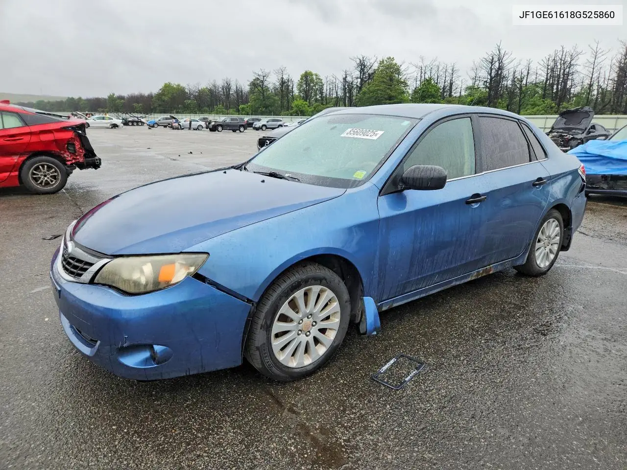 2008 Subaru Impreza 2.5I VIN: JF1GE61618G525860 Lot: 85609025
