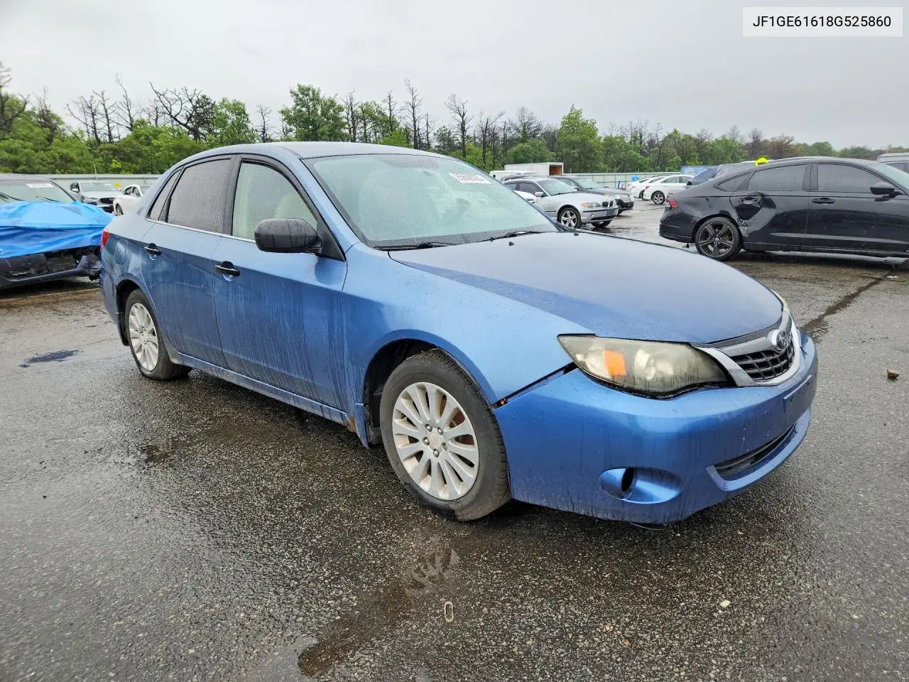 2008 Subaru Impreza 2.5I VIN: JF1GE61618G525860 Lot: 85609025