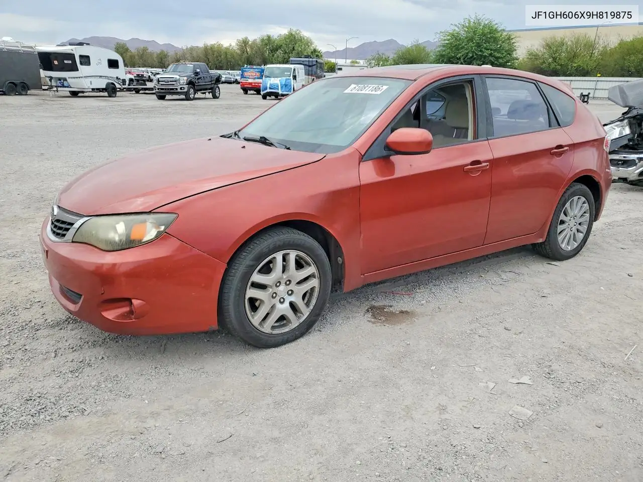 2009 Subaru Impreza 2.5I Premium VIN: JF1GH606X9H819875 Lot: 61081186