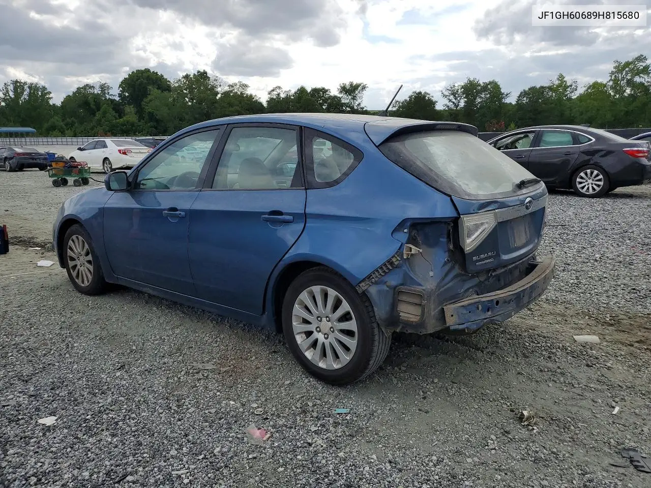 2009 Subaru Impreza 2.5I Premium VIN: JF1GH60689H815680 Lot: 61735766