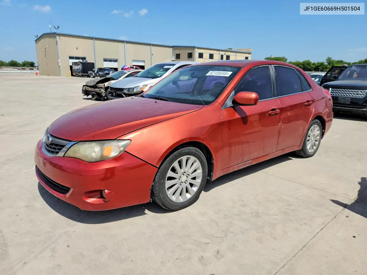 2009 Subaru Impreza 2.5I Premium VIN: JF1GE60669H501504 Lot: 62108346