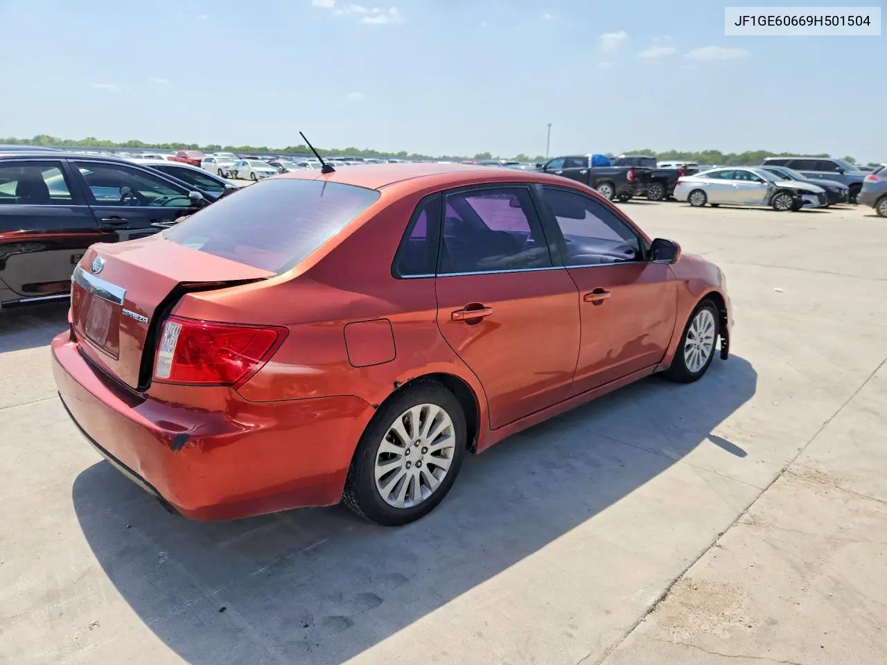 2009 Subaru Impreza 2.5I Premium VIN: JF1GE60669H501504 Lot: 62108346