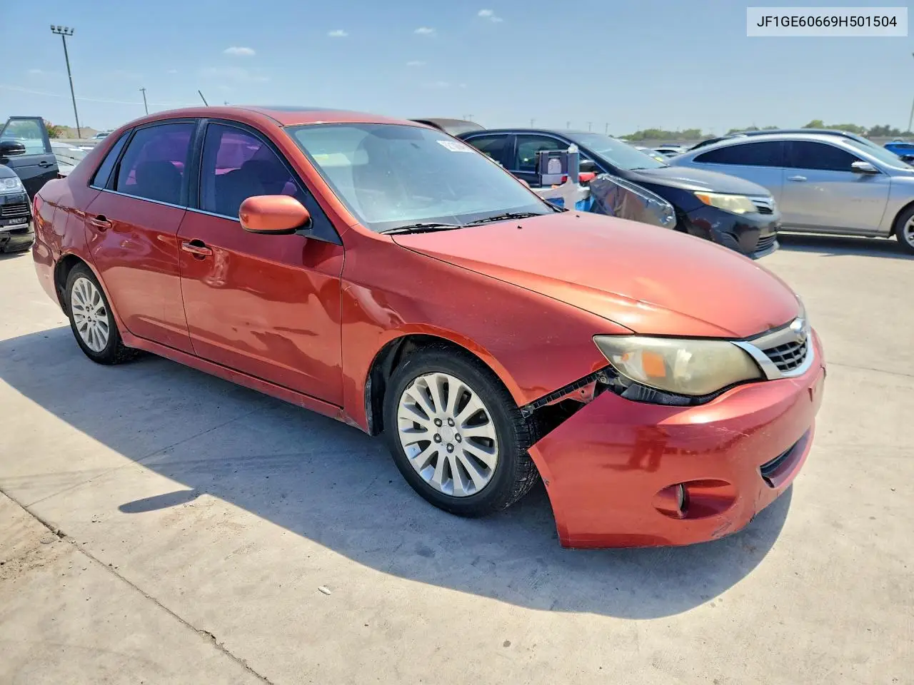 2009 Subaru Impreza 2.5I Premium VIN: JF1GE60669H501504 Lot: 62108346
