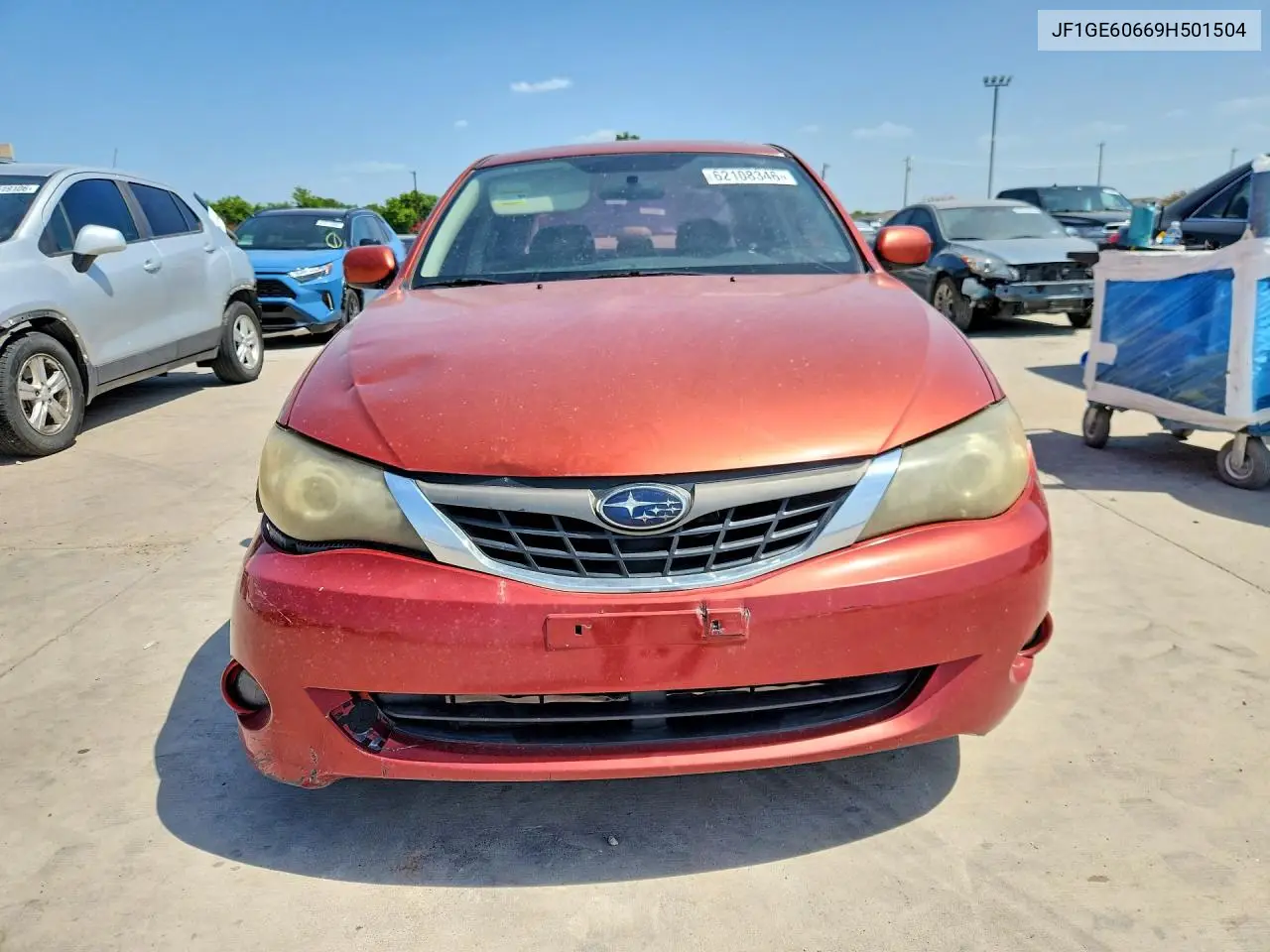 2009 Subaru Impreza 2.5I Premium VIN: JF1GE60669H501504 Lot: 62108346