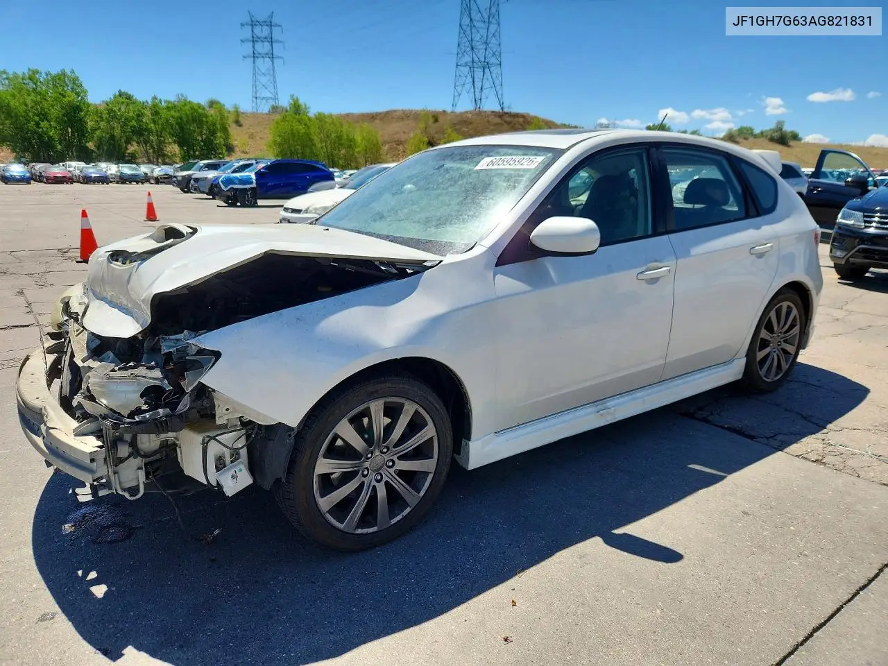 2010 Subaru Impreza Wrx Limited VIN: JF1GH7G63AG821831 Lot: 60595926