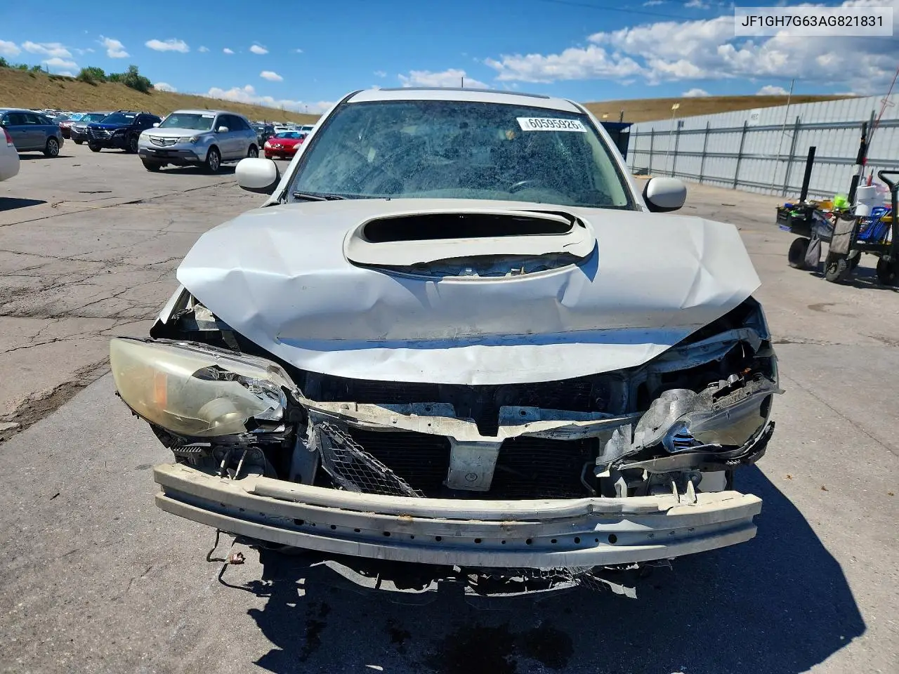 2010 Subaru Impreza Wrx Limited VIN: JF1GH7G63AG821831 Lot: 60595926