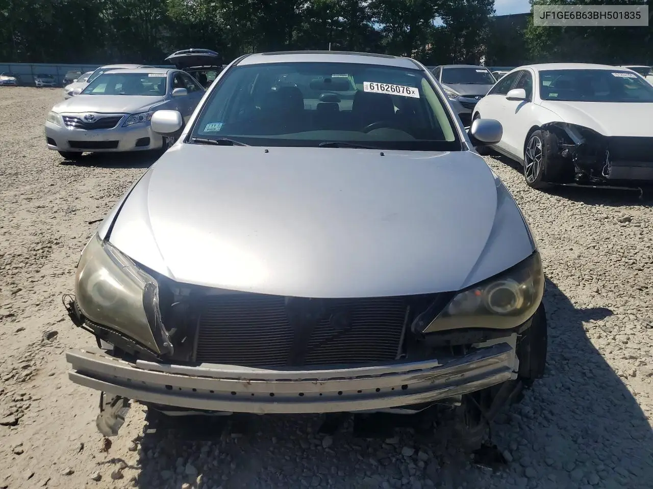 2011 Subaru Impreza 2.5I Premium VIN: JF1GE6B63BH501835 Lot: 61626076