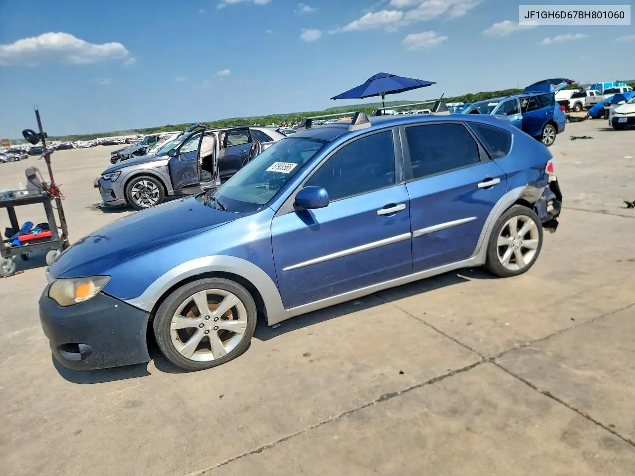 2011 Subaru Impreza Outback Sport VIN: JF1GH6D67BH801060 Lot: 61909666