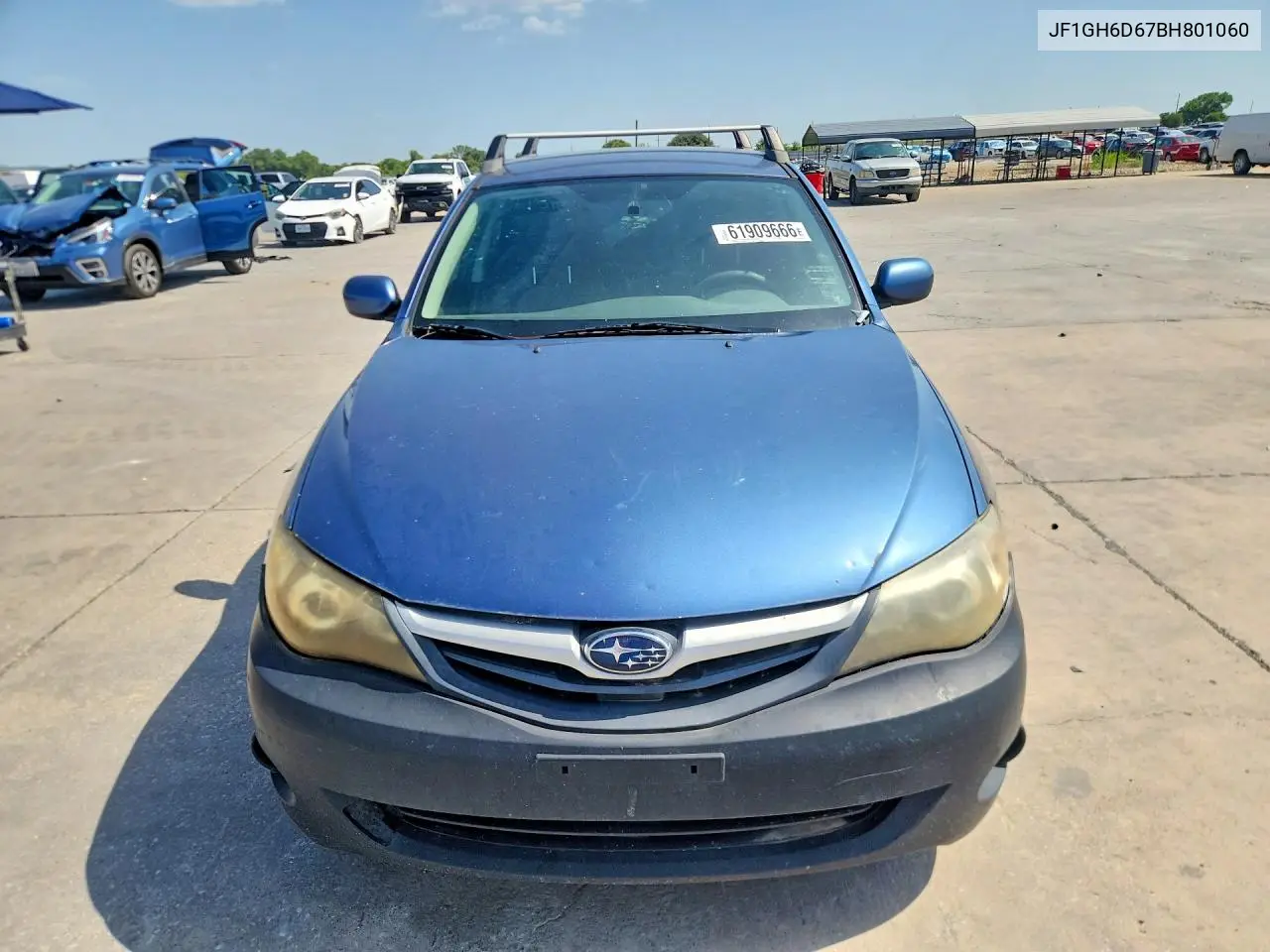 2011 Subaru Impreza Outback Sport VIN: JF1GH6D67BH801060 Lot: 61909666
