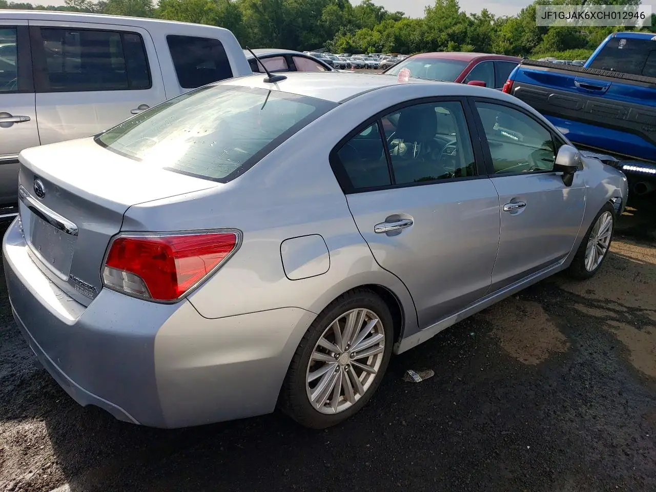 2012 Subaru Impreza Limited VIN: JF1GJAK6XCH012946 Lot: 58617046