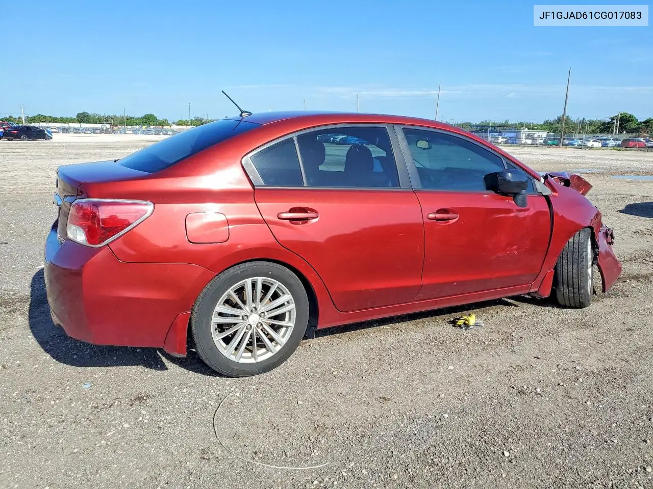 2012 Subaru Impreza Premium VIN: JF1GJAD61CG017083 Lot: 59785756