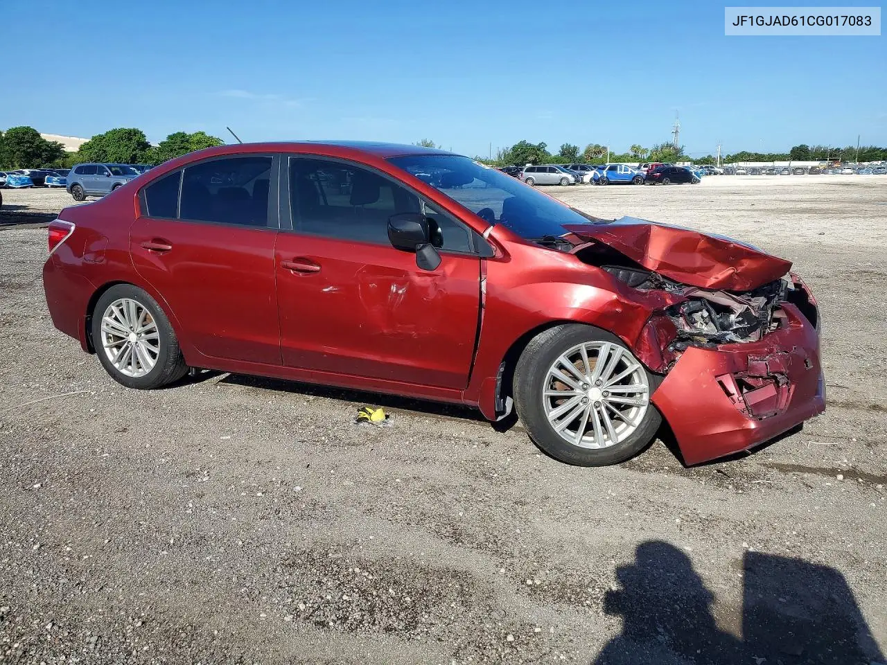 2012 Subaru Impreza Premium VIN: JF1GJAD61CG017083 Lot: 59785756