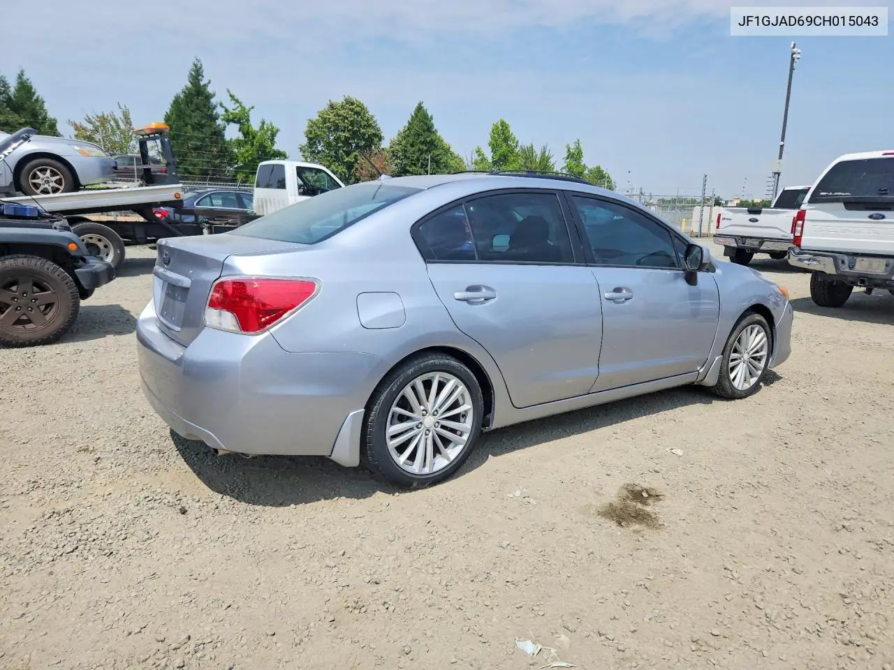 2012 Subaru Impreza Premium VIN: JF1GJAD69CH015043 Lot: 61490916
