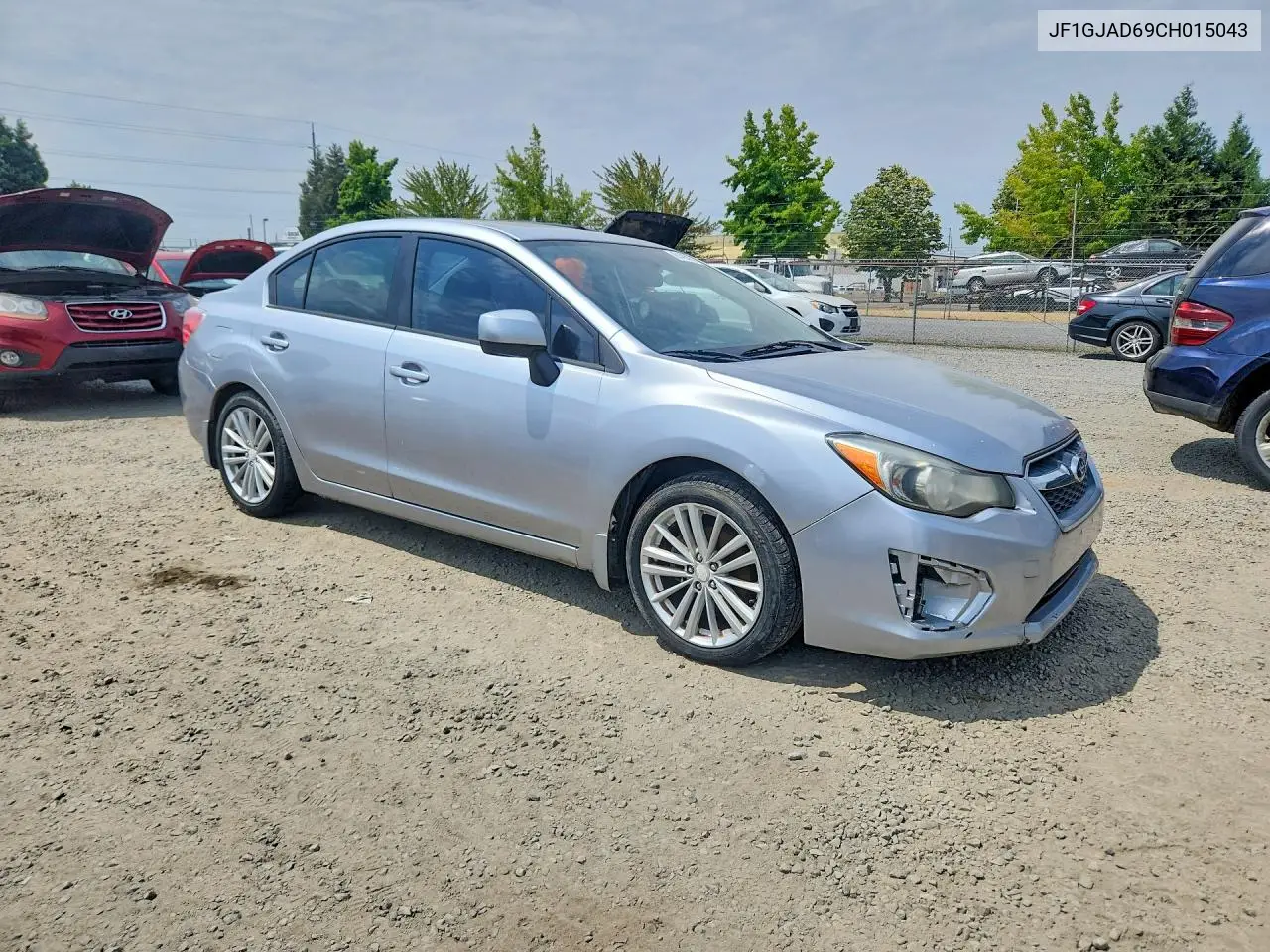 2012 Subaru Impreza Premium VIN: JF1GJAD69CH015043 Lot: 61490916