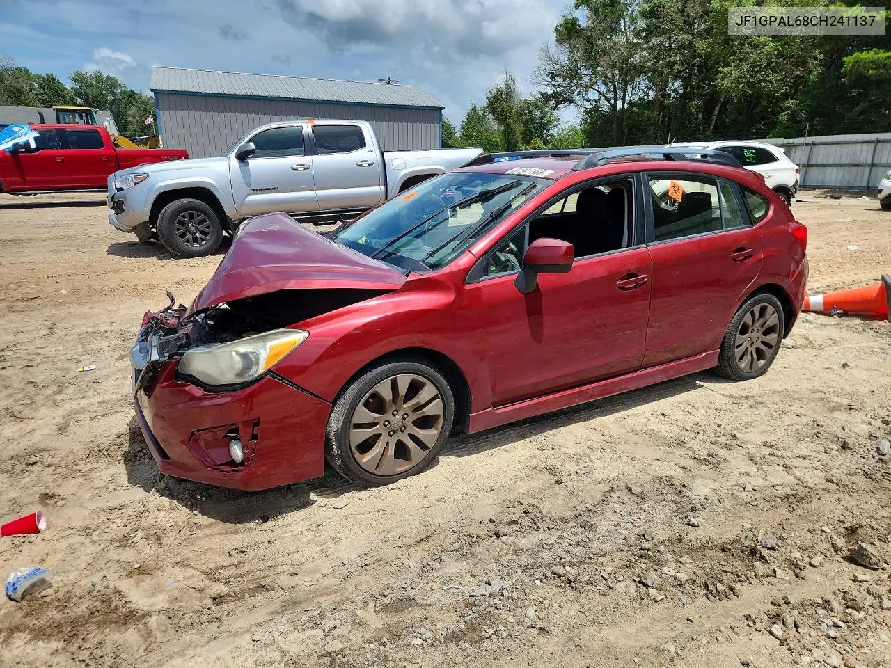 2012 Subaru Impreza Sport Premium VIN: JF1GPAL68CH241137 Lot: 61542366