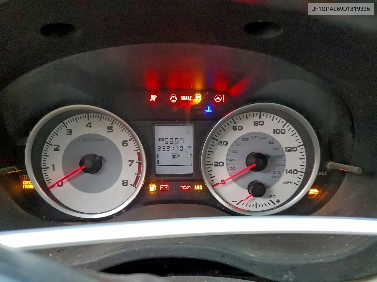 JF1GPAL69D1819336 2013 Subaru Impreza Sport Premium