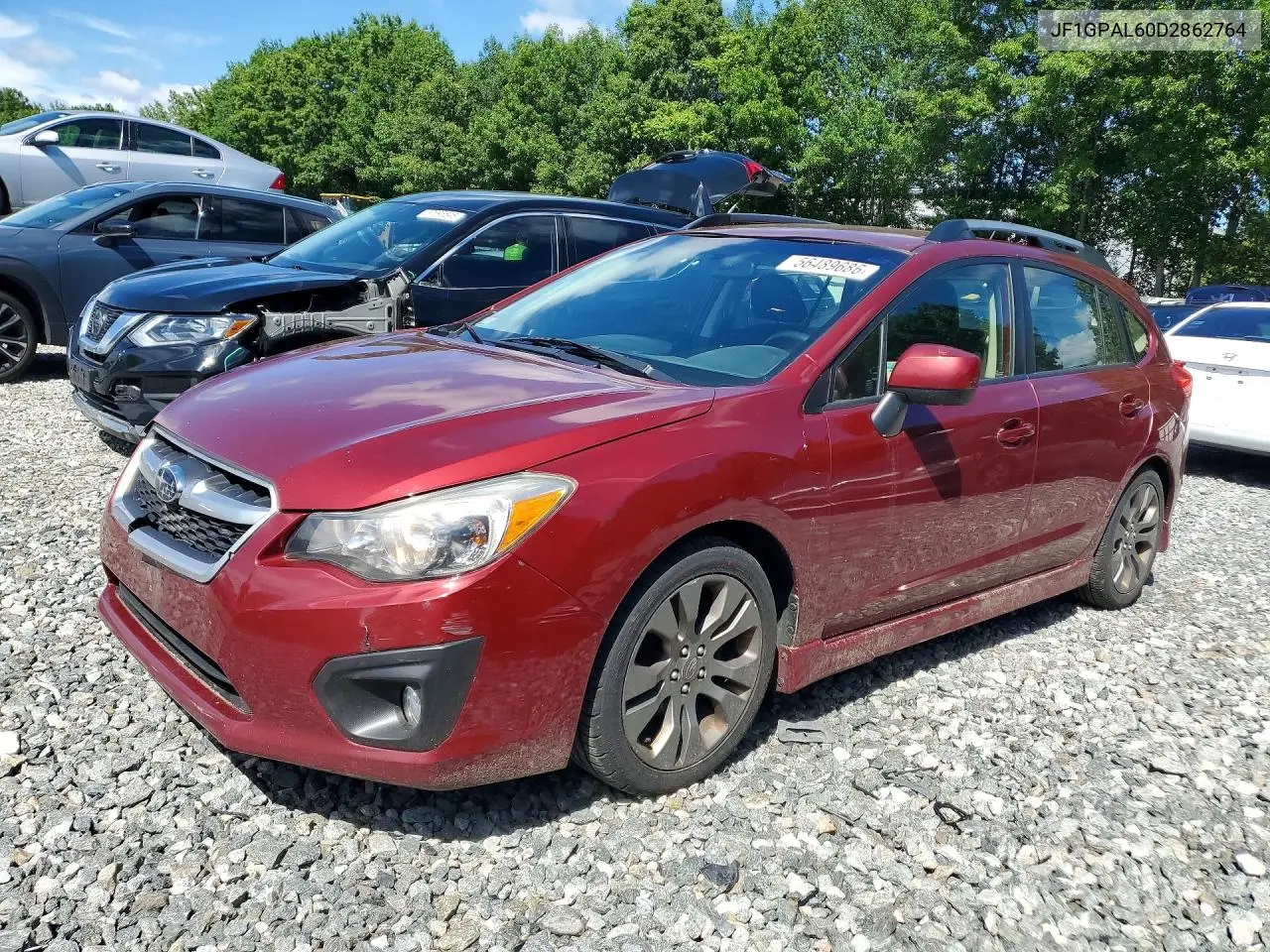 2013 Subaru Impreza Sport Premium VIN: JF1GPAL60D2862764 Lot: 56489686