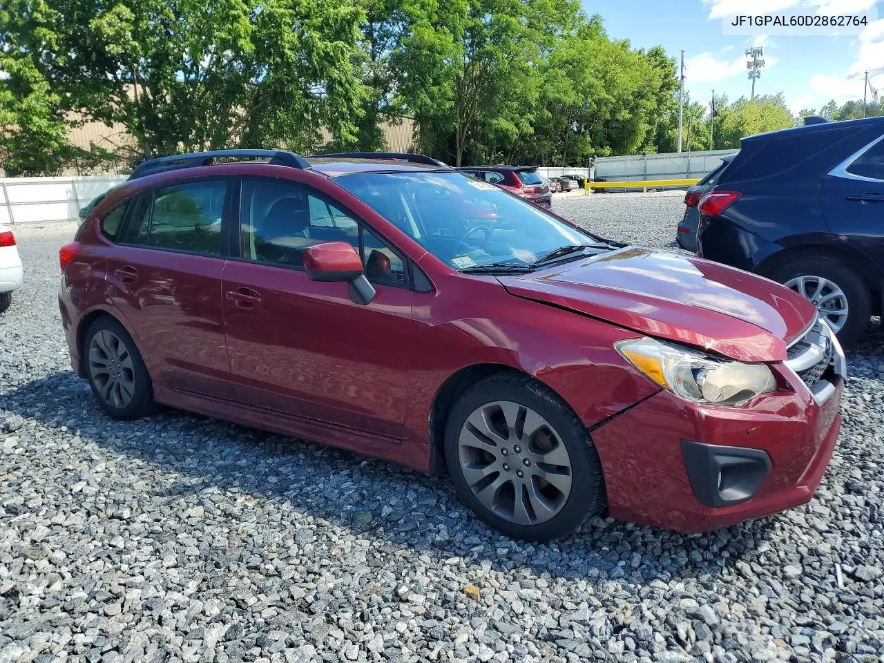 2013 Subaru Impreza Sport Premium VIN: JF1GPAL60D2862764 Lot: 56489686