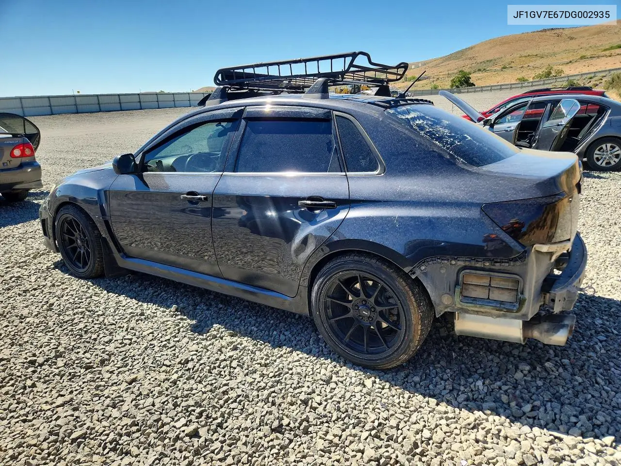 2013 Subaru Impreza Wrx VIN: JF1GV7E67DG002935 Lot: 60226726